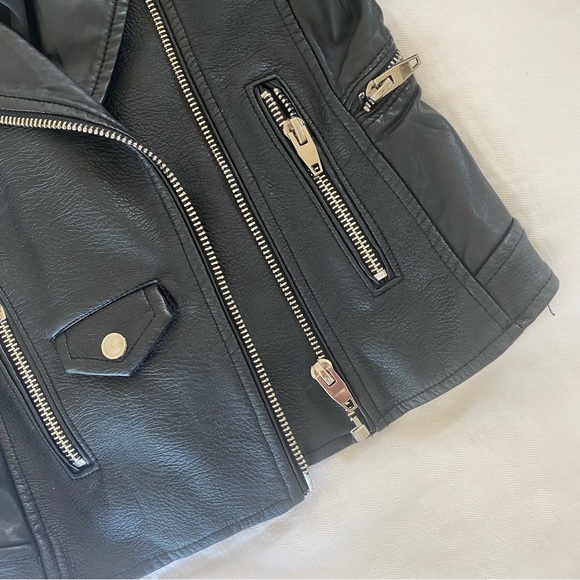 Blank NYC Black Vegan Leather Moto Jacket - Picture 5 of 5